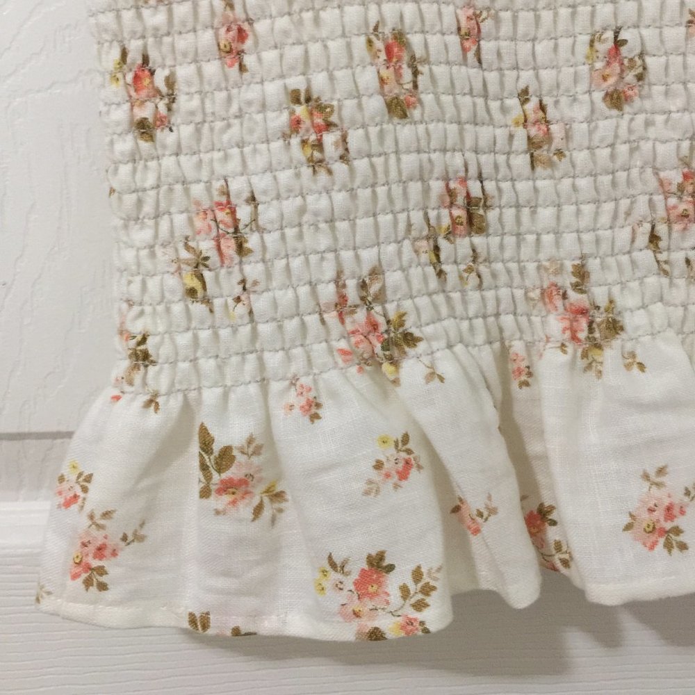 Reformation Junebug Ruffle Sleeveless Linen Top - Picture 4 of 5